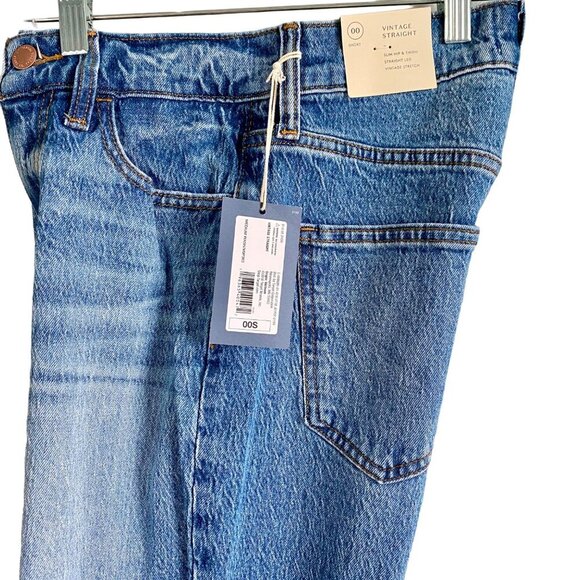Universal Thread Vintage Stretch Straight Leg Jeans Women's 00 Short NEW NTW - Picture 5 of 10